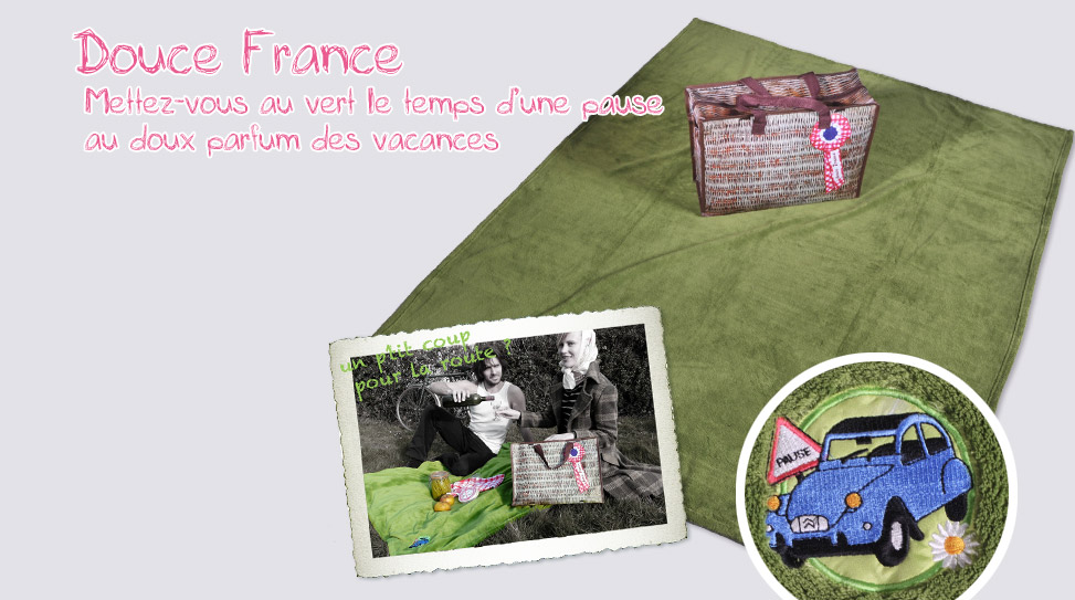 Plaid microfibre Douce France